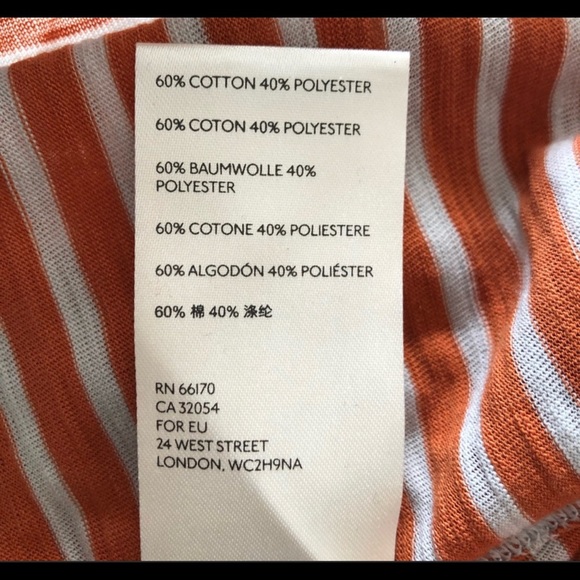 Free People Halo Stripe Knit Tee Copper Size Small - Picture 13 of 15